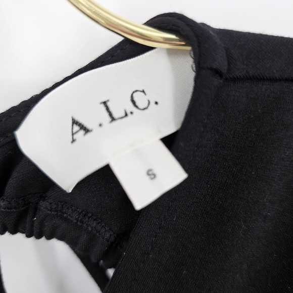 A.L.C. Black Midi Dress - Picture 7 of 9